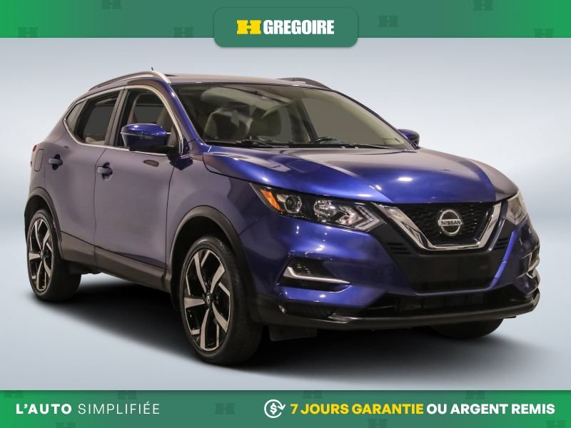 Nissan Qashqai SL AWD AUTO A/C CUIR TOIT NAV MAGS CAM RECUL BLEUT 2021 Bleu