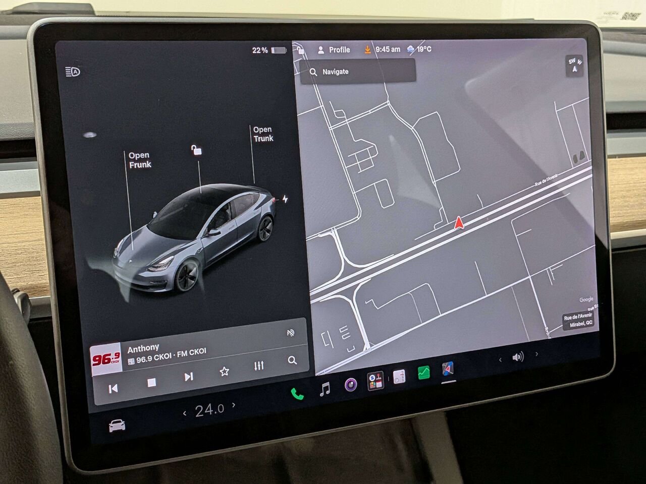 Tesla Model 3 Standard Range Plus RWD 2021 Gris Val-David - photo #22