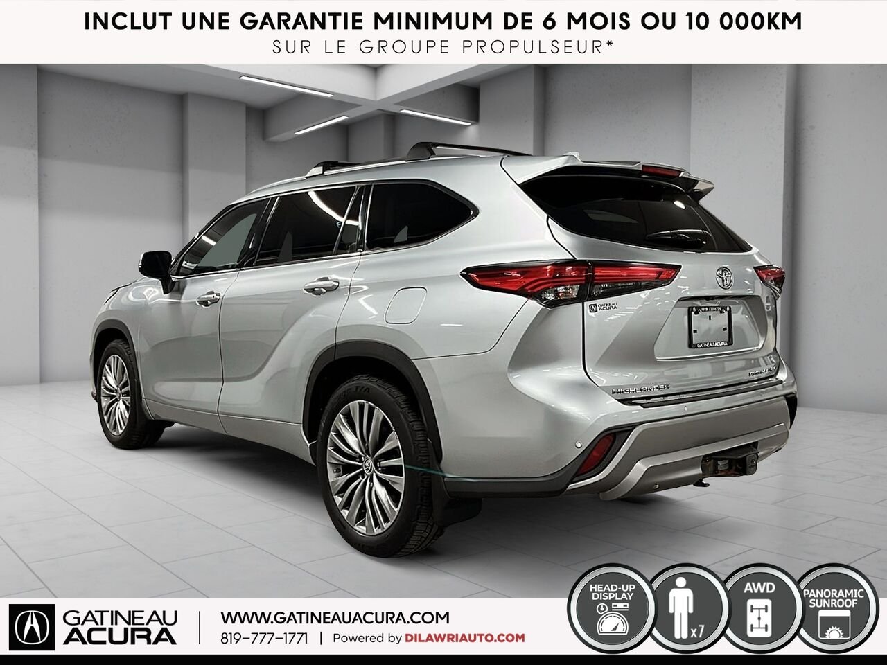 Toyota Highlander Platinum AWD 2021 Argent Gatineau - photo #19