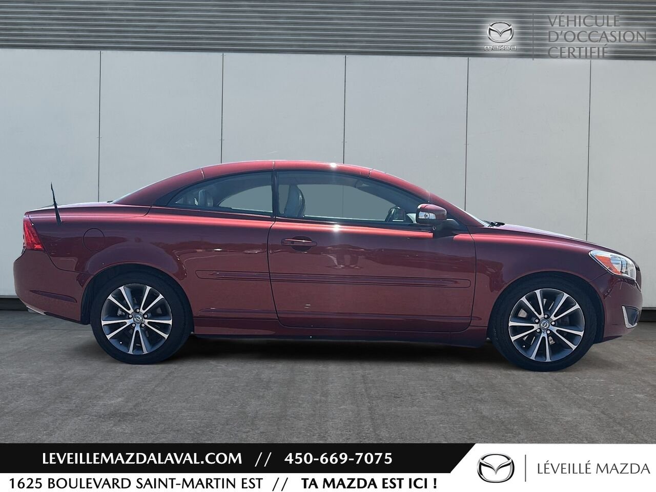 2012 Volvo C70 Décapotable 2 portes T5 Red Laval - photo #3