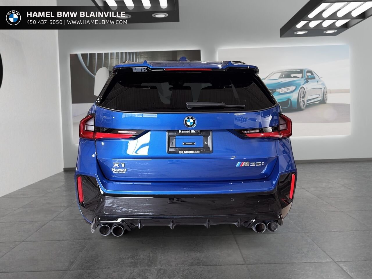 2025 BMW X1 M35i xDrive véhicule d'activités sportives Blue Blainville - photo #2