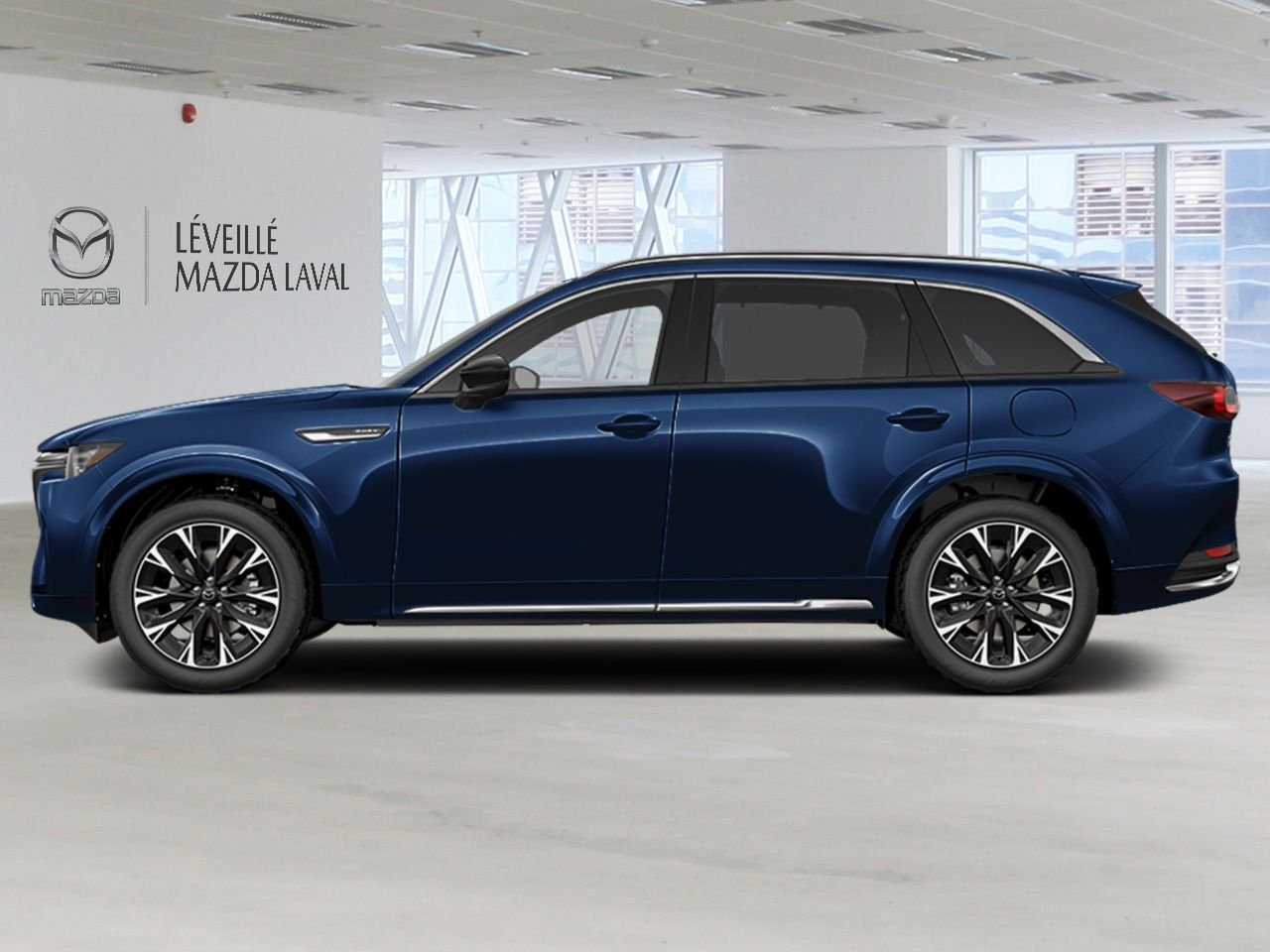 Mazda CX-90 hybride rechargeable Signature TI 2026 Bleu Laval - photo #1