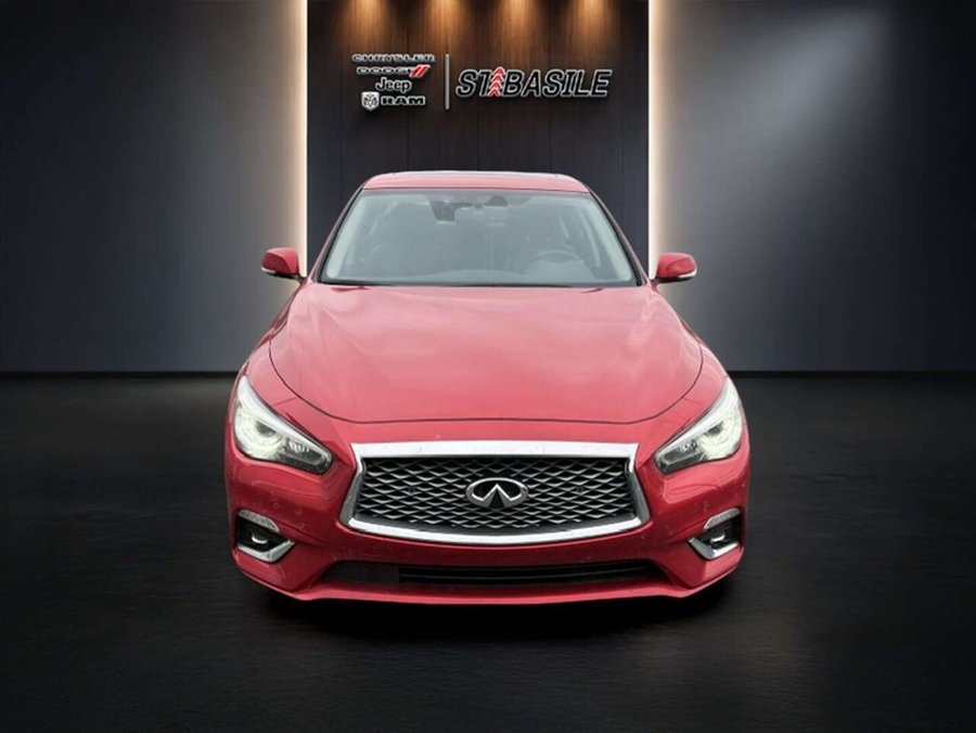 INFINITI Q50 LUXE AWD, CUIR, TOIT OUVRANT, AUDIO BOSE 2024 Rouge