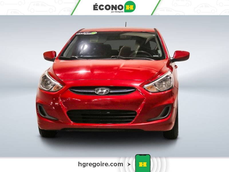Hyundai Accent 822116 | GL AUTO GR ÉLEC A/C BLUETOOTH 2016 Rouge Laval - photo #1