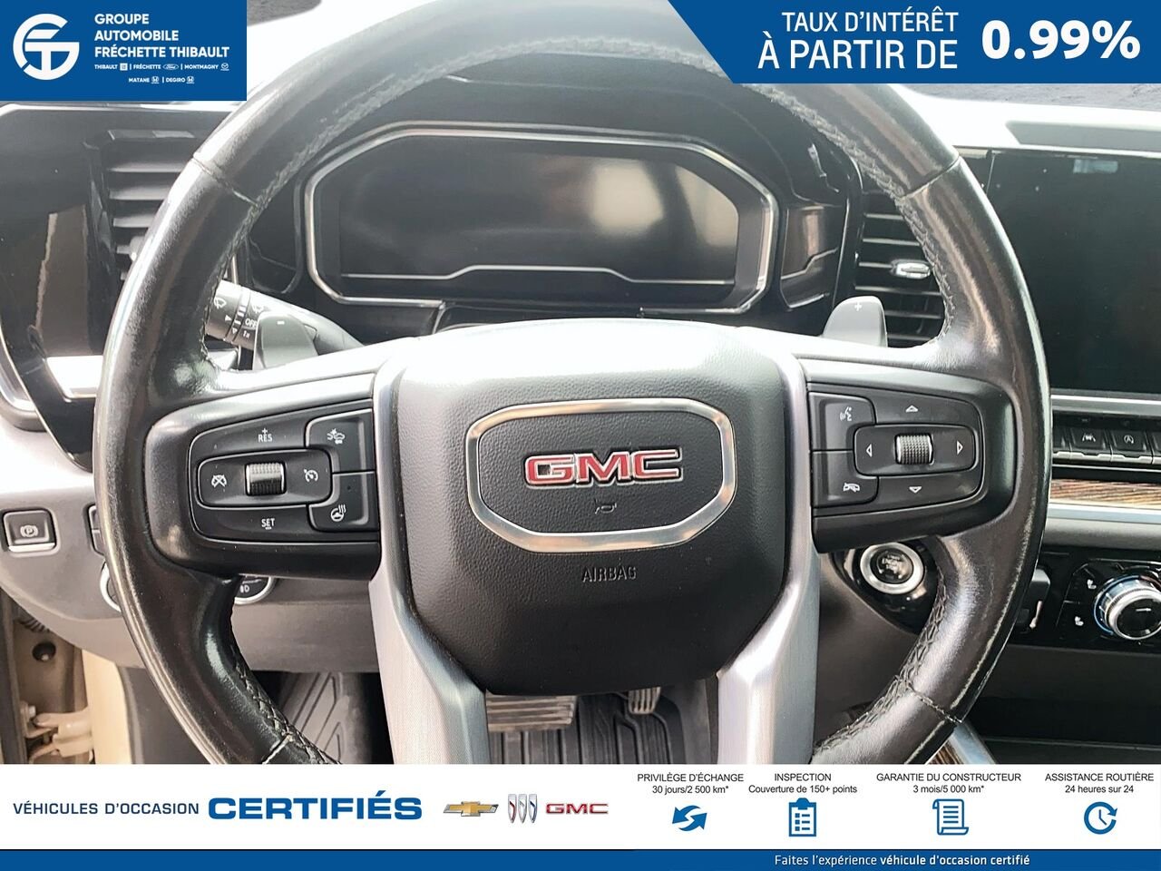 GMC SIERRA Elevation cabine multiplace 4RM 157 po 2022 Beige Montmagny - photo #10