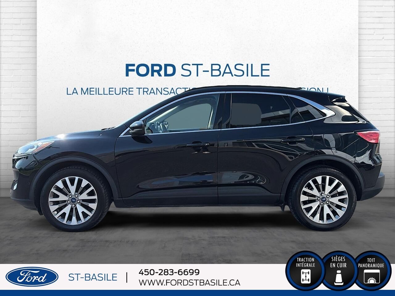 Ford Escape 2020 Noir Saint-Basile-le-Grand - photo #2