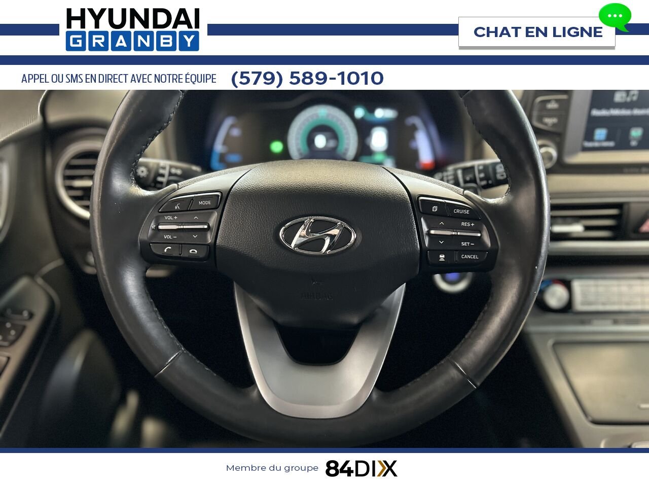 Hyundai Kona électrique 2021 Gris Granby - photo #13