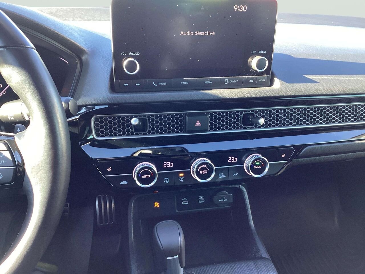 Honda Civic Berline Sport CVT 2026 Noir Gatineau - photo #15