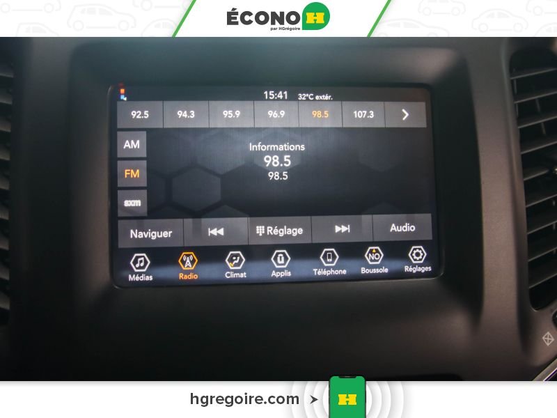 Jeep Cherokee 728089A | North 4X4 GR ÉLEC A/C BLUETOOTH CAMÉRA MAGS 2019 Vert Laval - photo #9
