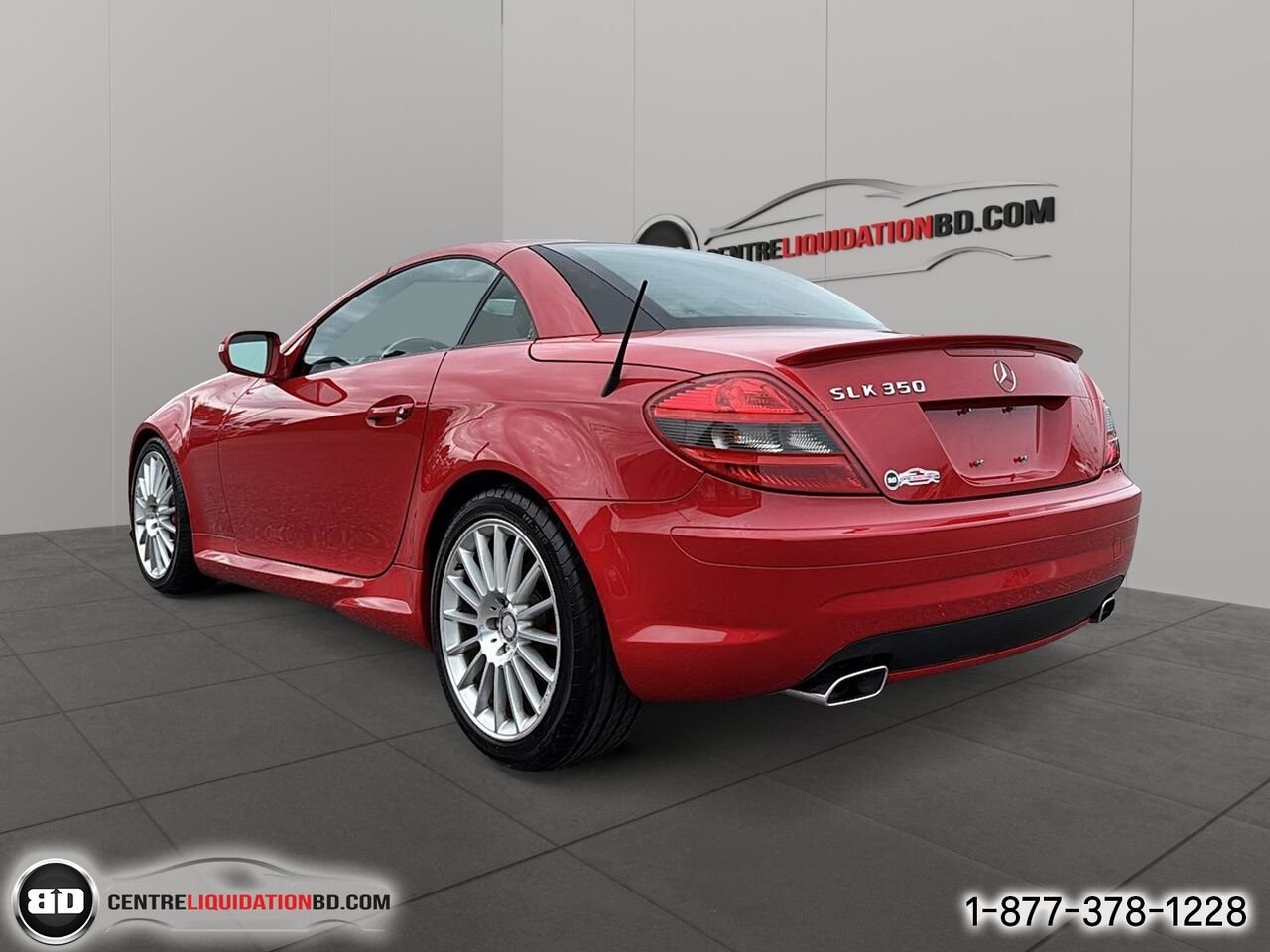 Mercedes-Benz Classe-SLK SLK 350 roadster 2 portes | BD0412 2010 Rouge Granby - photo #7