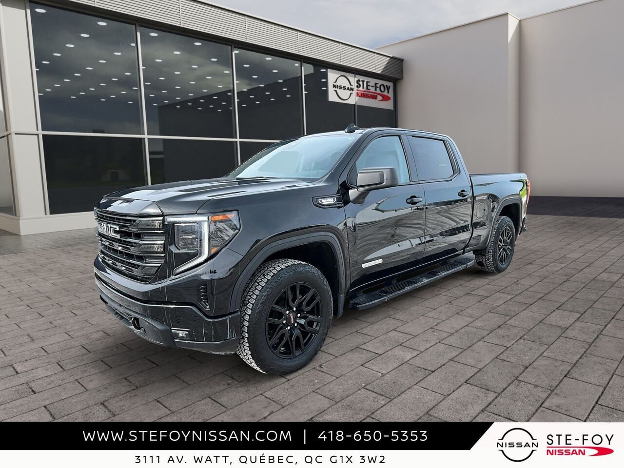 Black 2024 GMC Sierra 1500 Pickup Truck Four-Wheel Drive Automatic