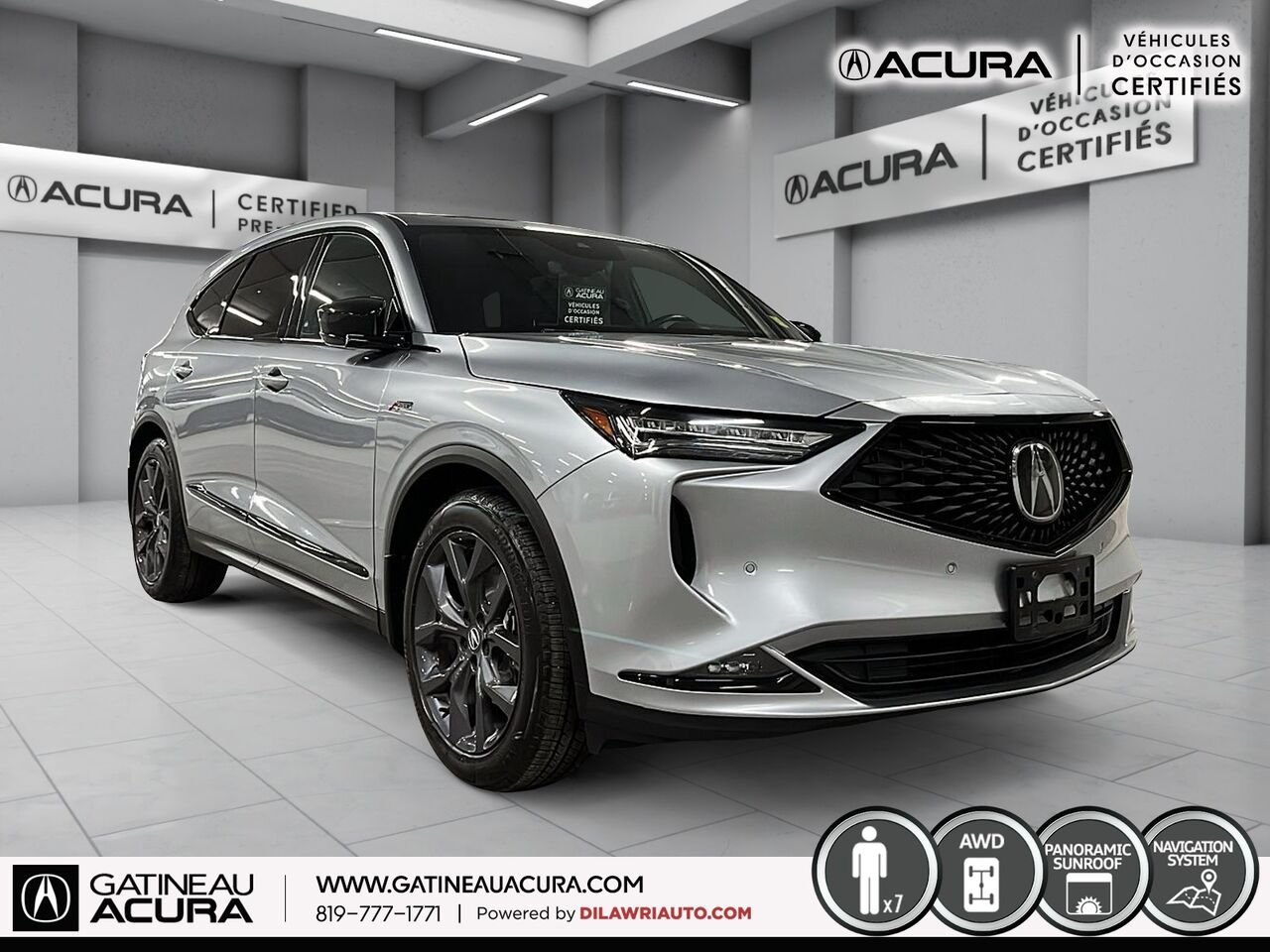 Acura MDX A-Spec SH-AWD 2023 Argent Gatineau - photo #13
