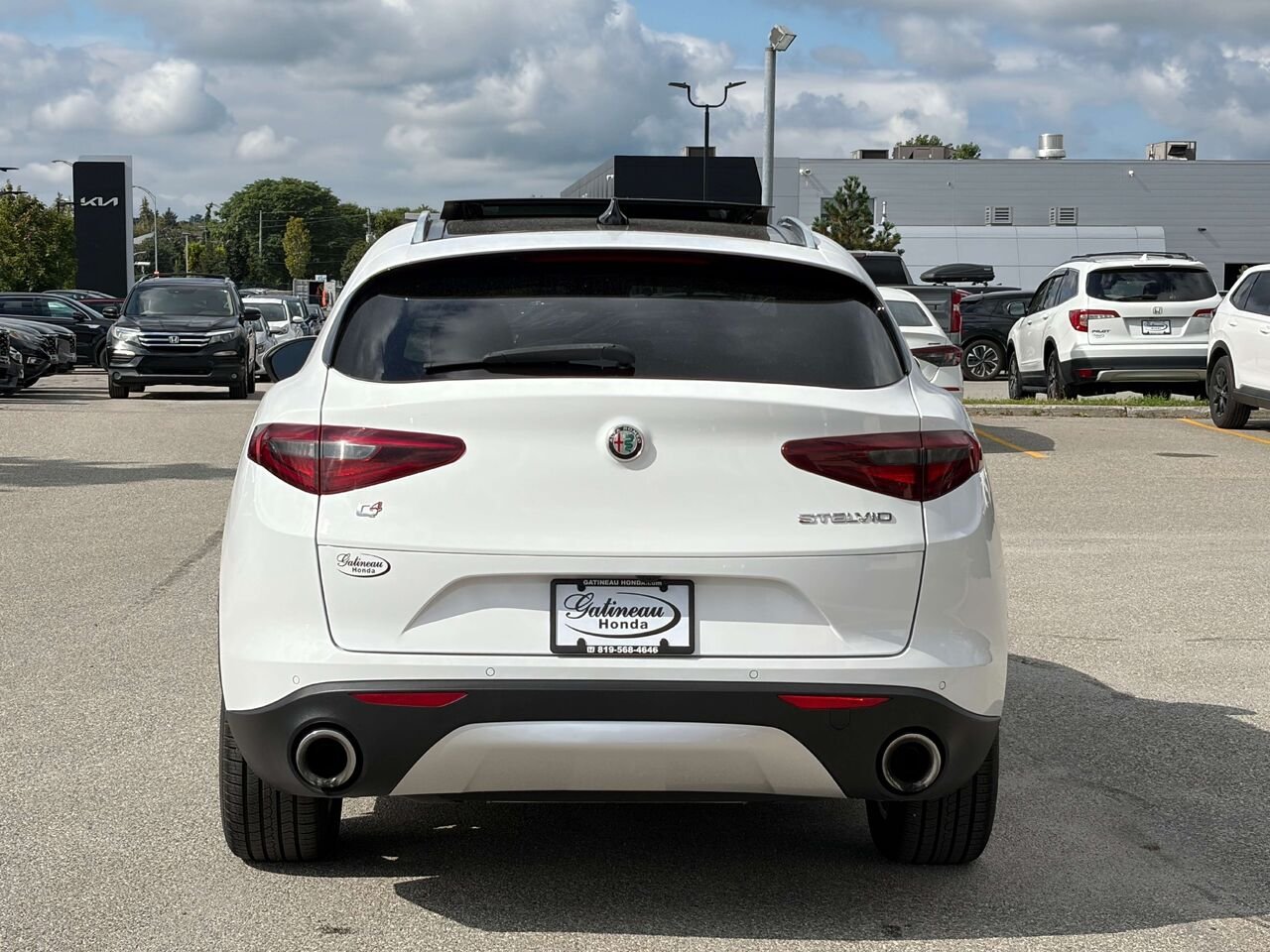 Alfa Romeo Stelvio Sprint 2021 Blanc Gatineau - photo #4