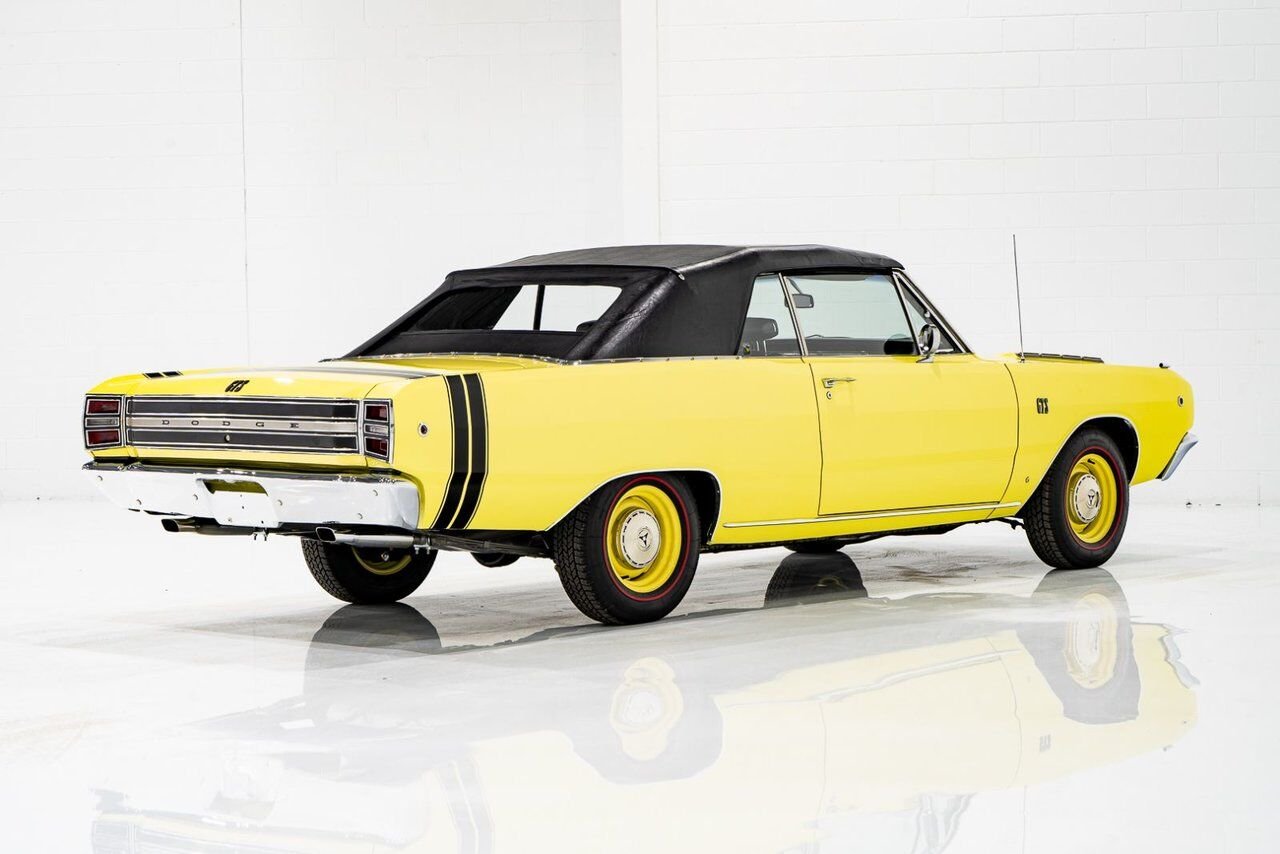 Dodge Dart *PRIX EN USD* GTS Conv Matching #s 340 cu in With Original Built Sheet 1968 Jaune Montréal - photo #87