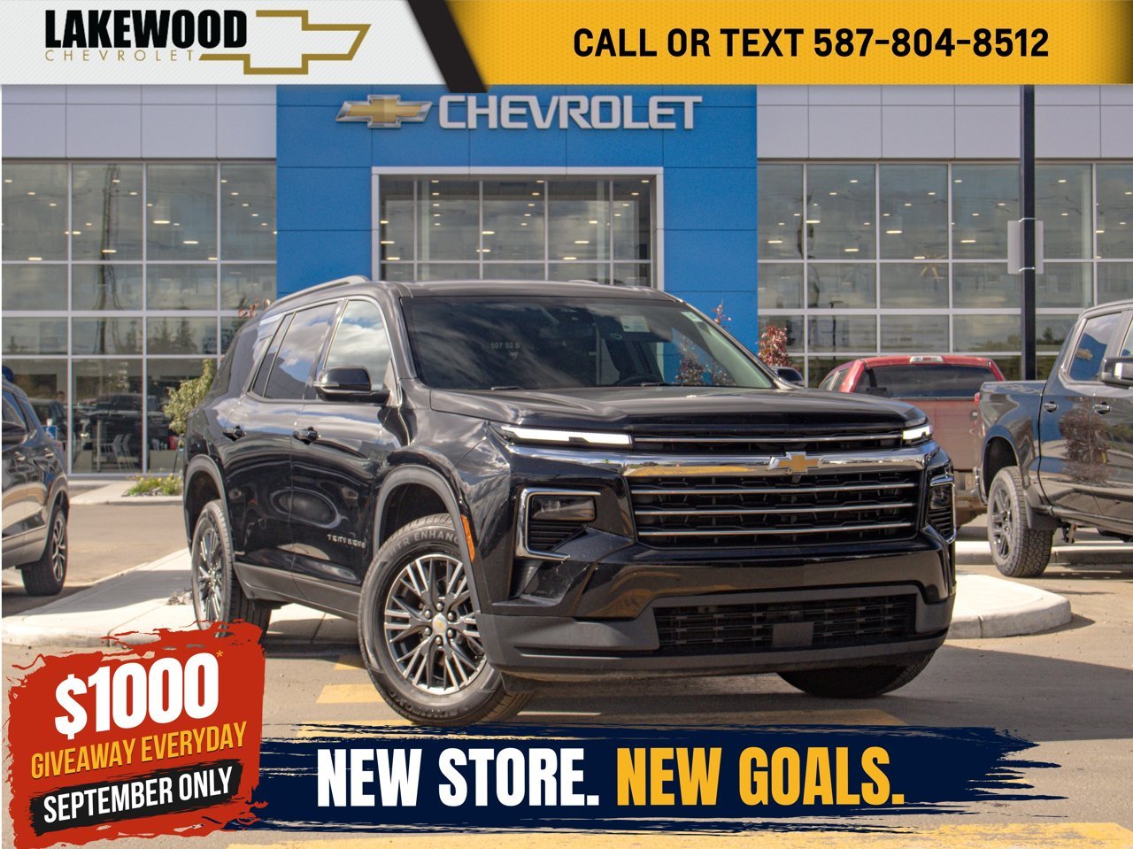 2026 Chevrolet Traverse AWD 4dr LT Black Sherwood Park - photo #0