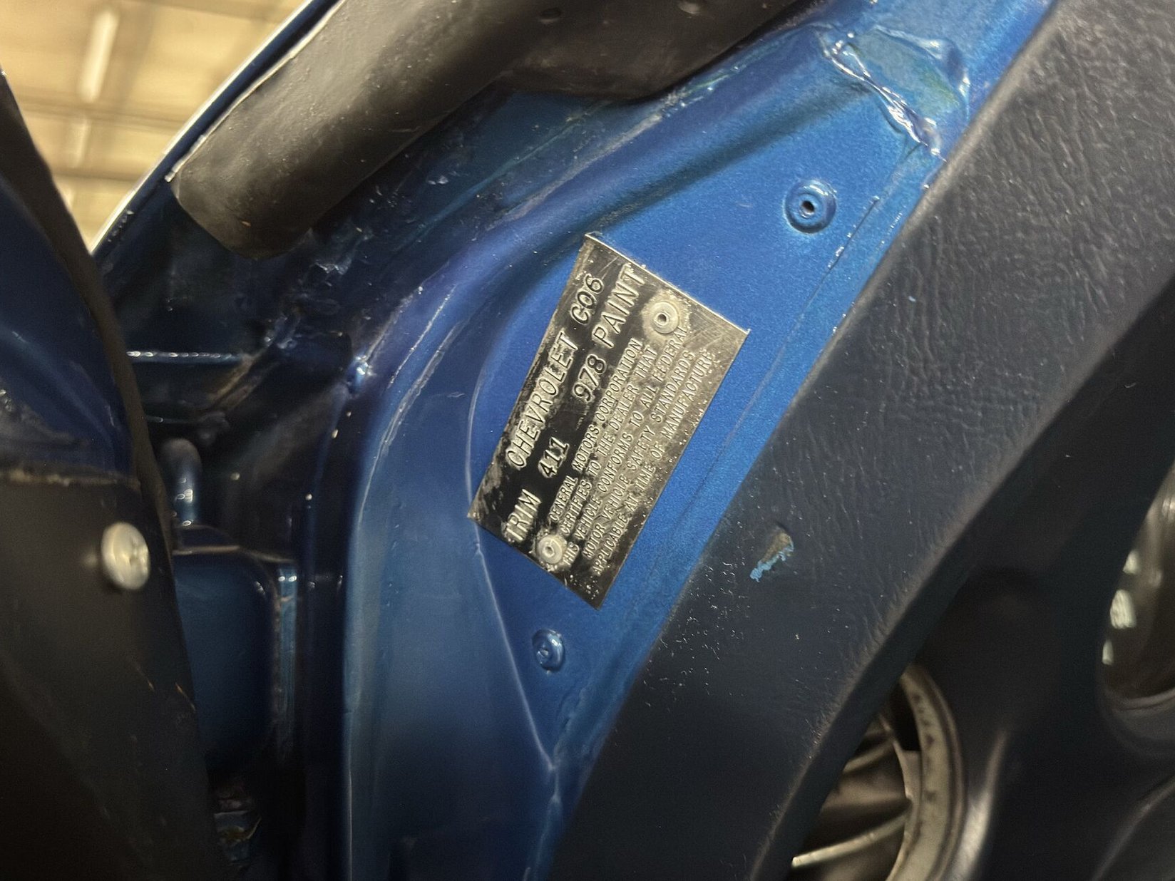 Chevrolet Corvette 1968 Bleu Montréal - photo #7