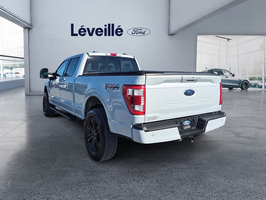 2022 Ford F-150 LARIAT 5.0L ** 502A ** SPORT ** TOIT PANO ** FX4 20P ** PRO POWER 2KW ** B&O ** 6,5 pi 6,5 pi White