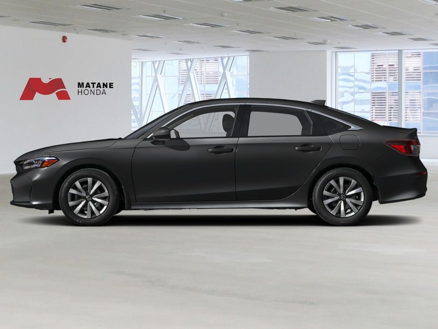2026 Honda Civic Sedan CIVIC SDN LX Crystal Black Pearl