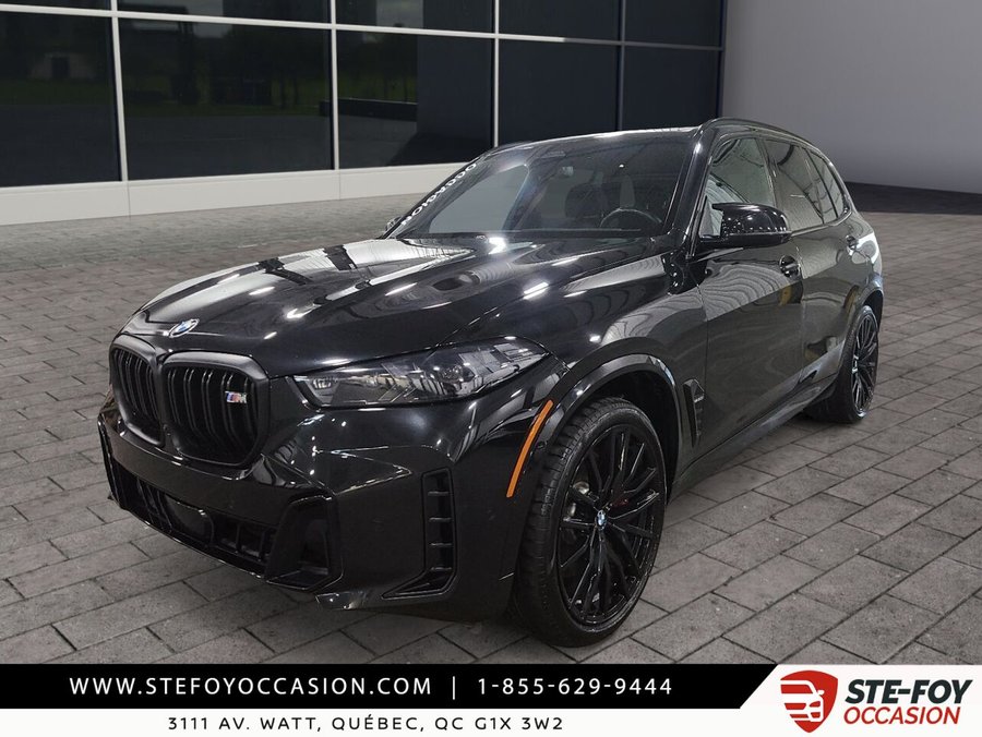 2025 BMW X5 M60 XDRIVE PREMIUM ENHANCED ET M SPORT PACK CARBON TRIM Black