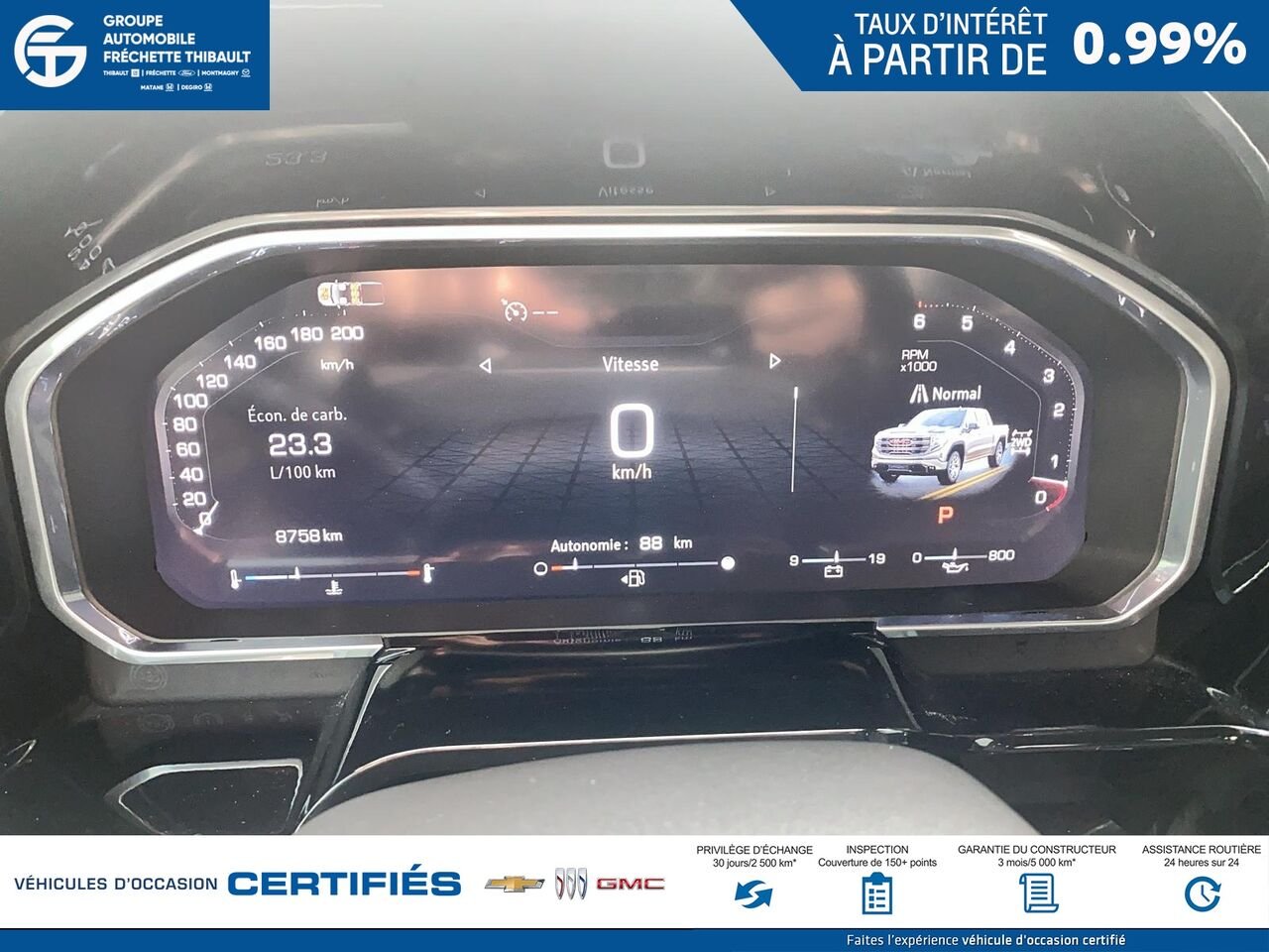 GMC SIERRA K15 Elevation cabine multiplace 4RM 157 po 2026 Noir Montmagny - photo #11