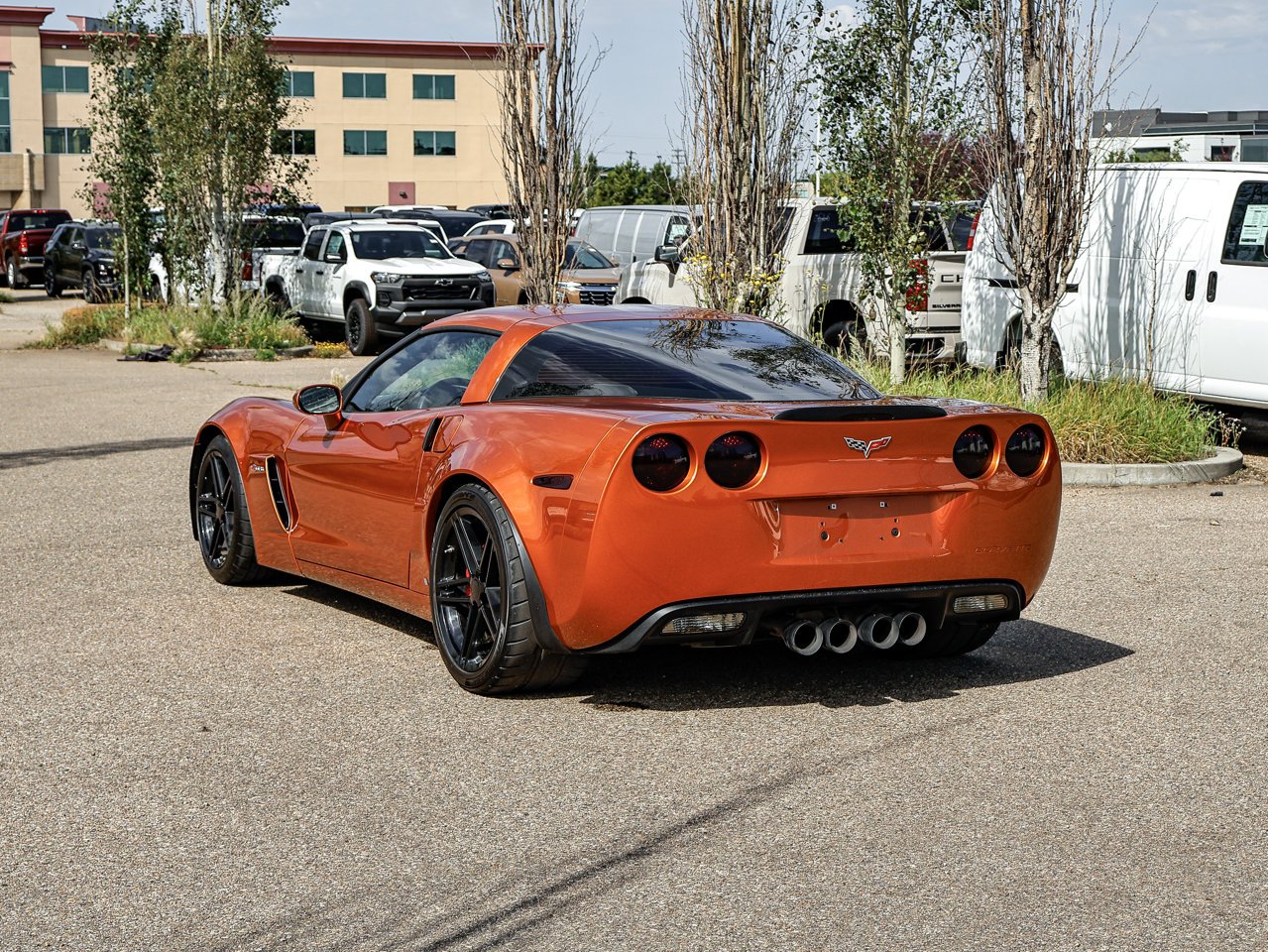 2007 Chevrolet Corvette 2dr Cpe Z06 Orange Sherwood Park - photo #11