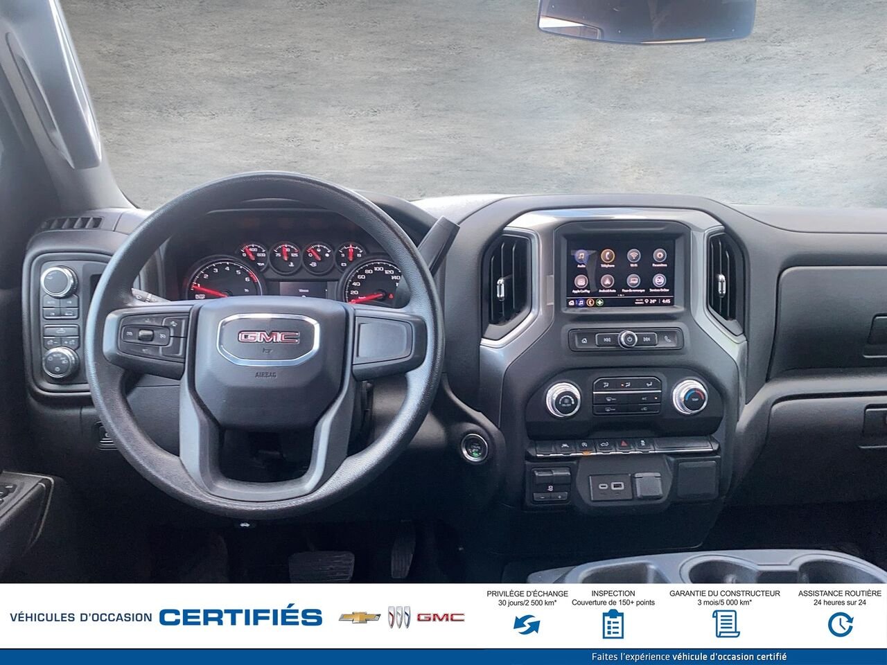 GMC SIERRA 150 Pro cabine multiplace 4RM 157 po 2024 Gris Montmagny - photo #8