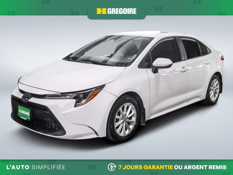 2021 Toyota Corolla LE AUTO A/C MAGS TOIT CAM RECUL BLUETOOTH White
