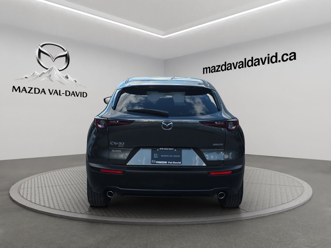 Mazda CX-30 GS TI, COMMANDE AUDIO AU VOLANT, VOLANT CHAUFFANT 2023 Gris Val-David - photo #5