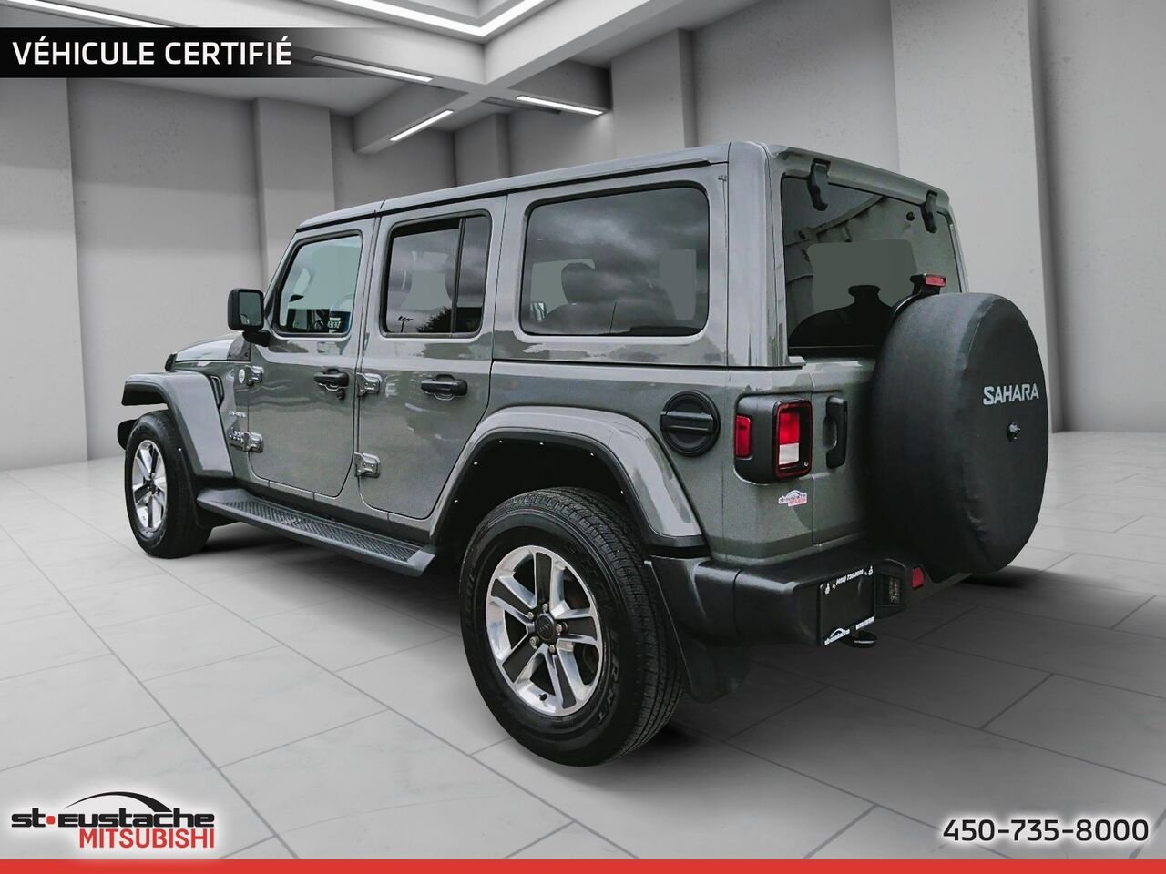 Jeep Wrangler UNLIMITED SAHARA 2021 Gris Saint-Eustache - photo #3