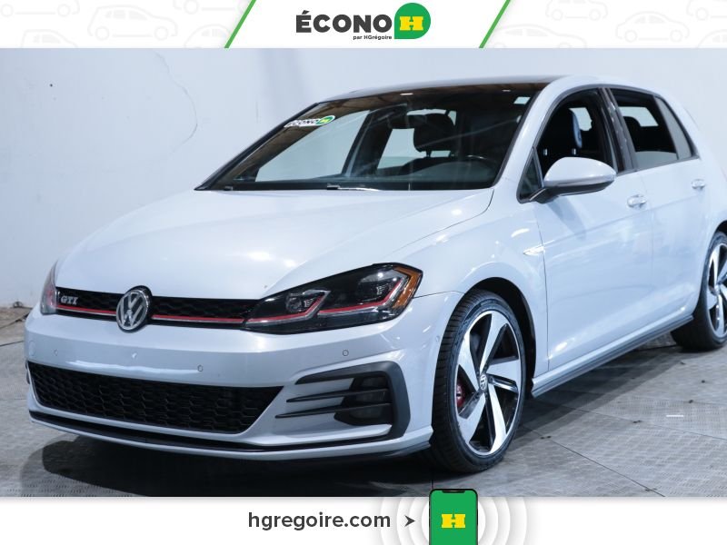 Volkswagen Golf GTI 729402A | Autobahn CUIR TOIT BLUETOOTH MAGS 2018 Gris Laval - photo #2