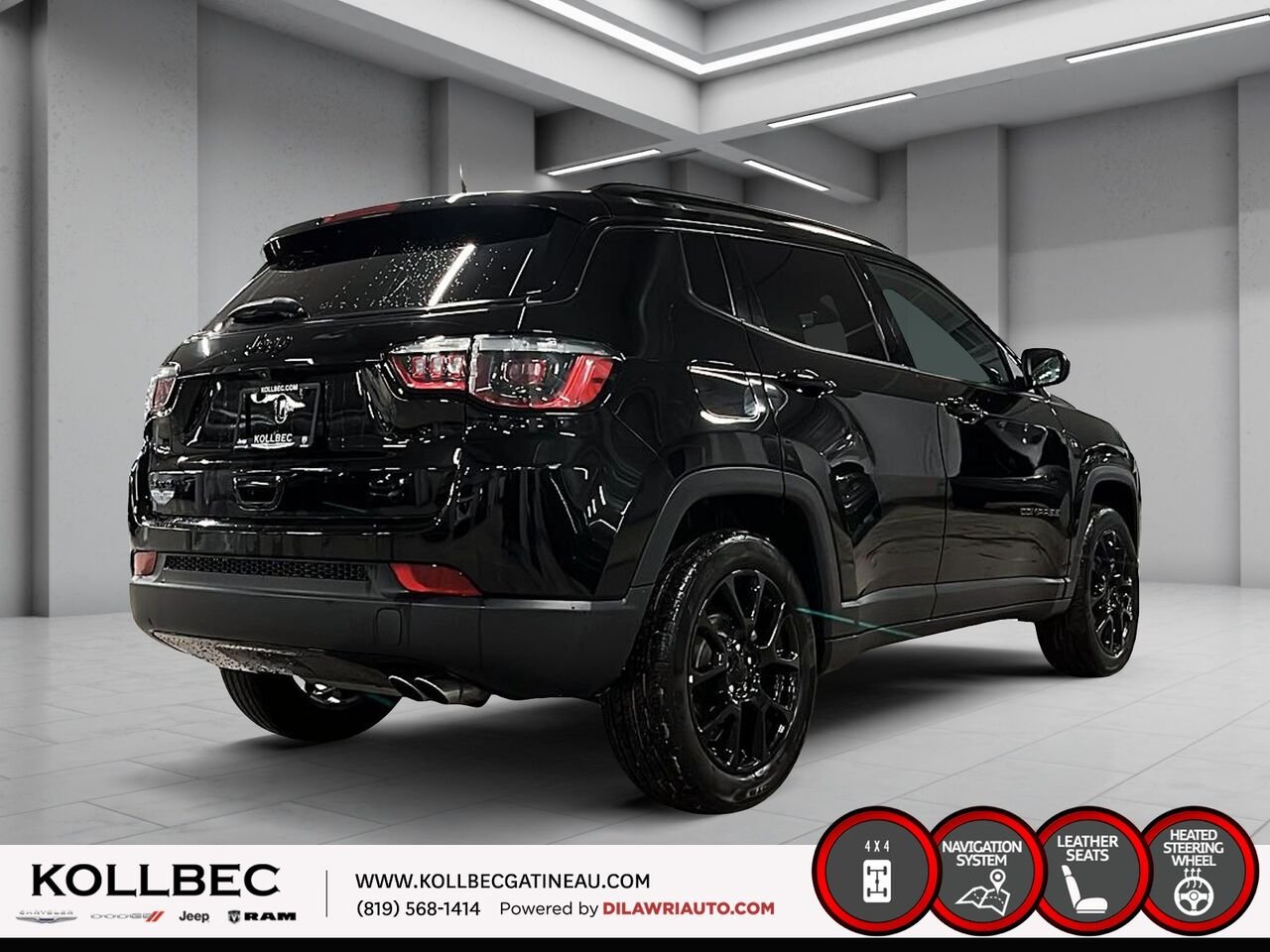 Jeep Compass 223280 | Altitude 4x4 2022 Couche nacrée cristal noir étincelant Gatineau - photo #14