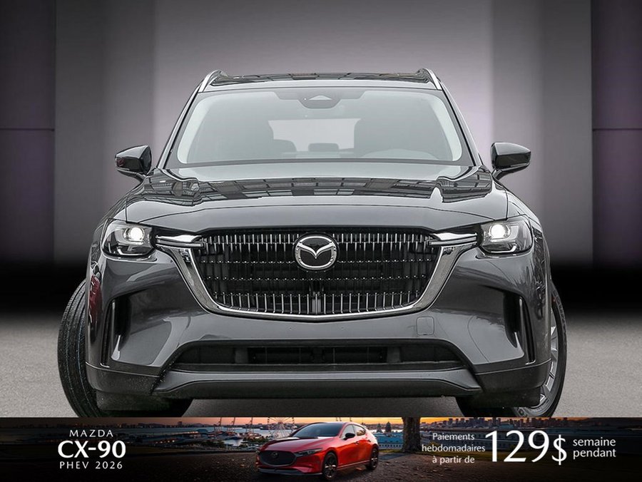 Mazda CX-90 hybride rechargeable 2026 2026 Gris mécanique métallisé