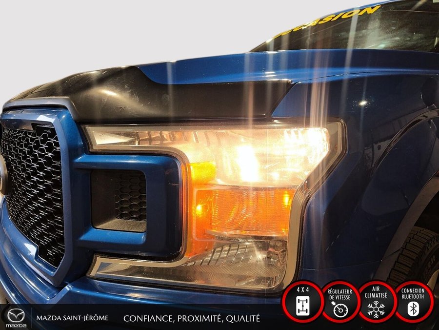 Ford F-150 XL SPORT | JAMAIS ACCIDENTÉ | 2.7L ECOBOOST | 4X4 | SUPERCREW | ENSEMBLE REMORQUAGE 2019 Bleu