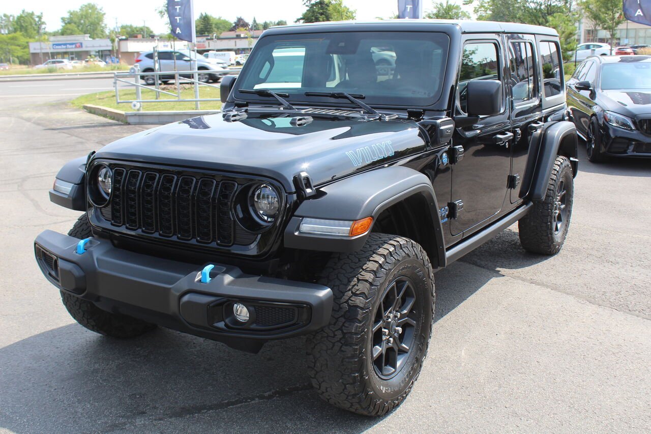 2024 Jeep Wrangler 4xe VIN: 1C4RJXN61RW131569 Black Sainte-Rose - photo #1