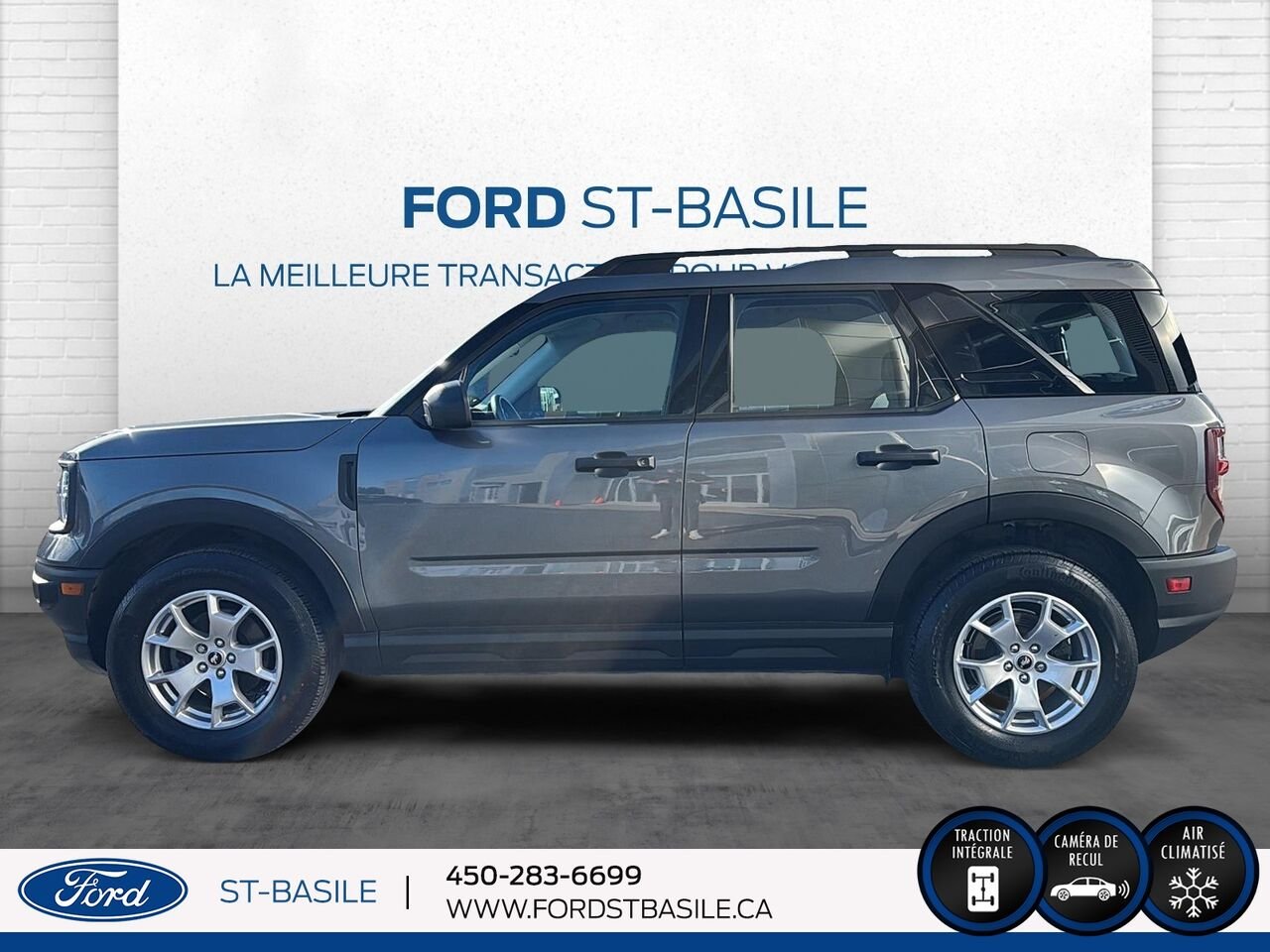 Ford BRONCO 2023 gray Saint-Basile-le-Grand - photo #2