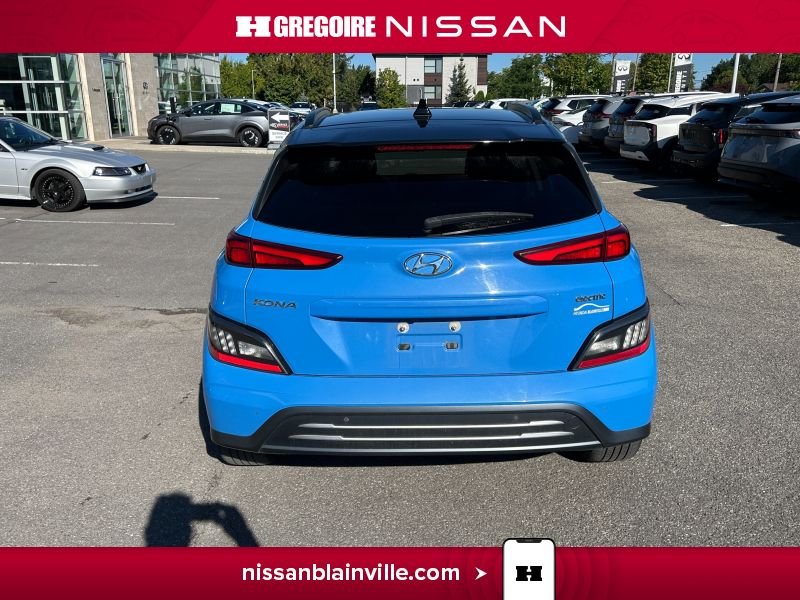 Hyundai Kona BA6389 | Preferred 100% électrique 415 km autonomie 2022 Bleu Laval - photo #13