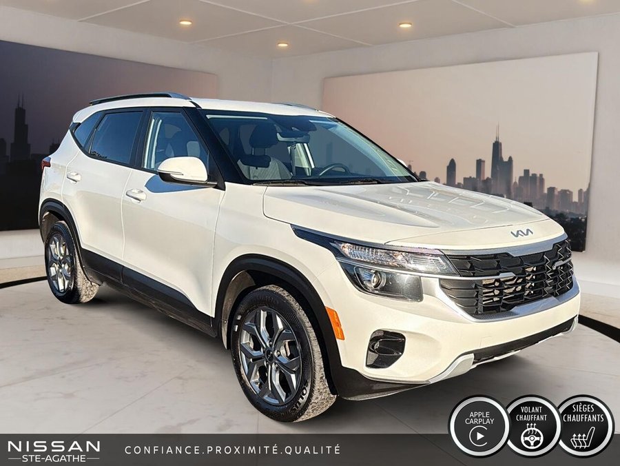 Kia Seltos LX TI | 1 PROPRIÉTAIRE | CARPLAY | ANGLES MORTS | CAMÉRA DE RECUL 2024 Blanc