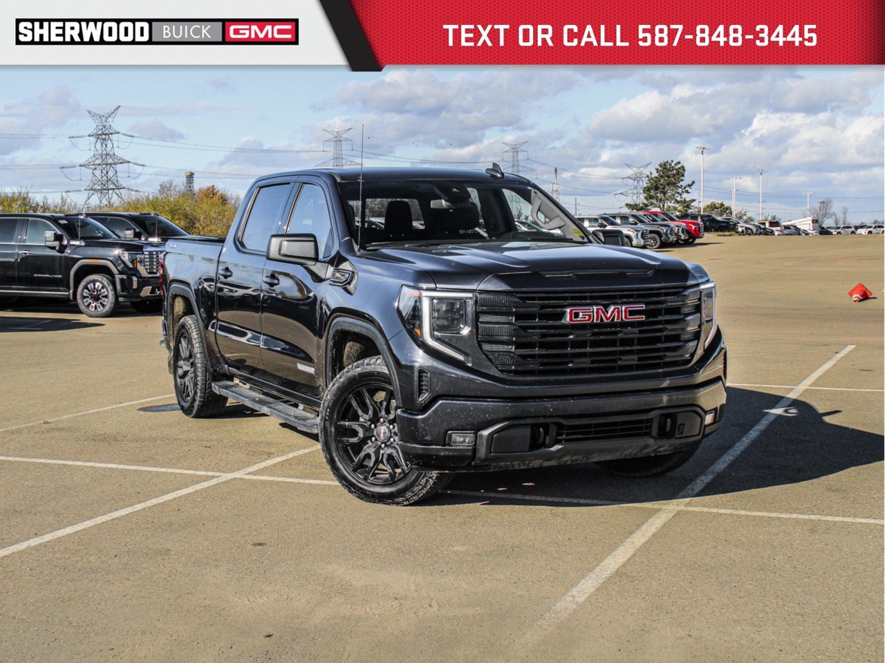 2024 GMC Sierra 1500 4WD Crew Cab 147 Elevation Grey Sherwood Park - photo #0