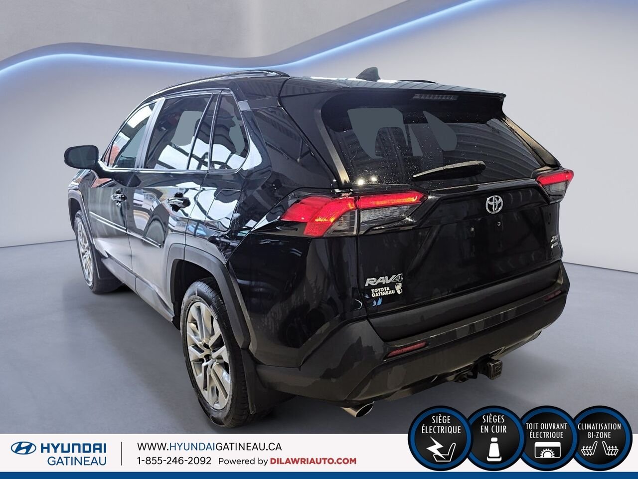 2023 Toyota RAV4 Black Gatineau - photo #3