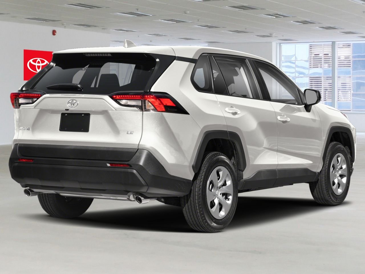 2025 Toyota RAV4 LE AWD / CLEAN CARFAX / HEATED SEATS / TOYOTA SAFETY SENSE / CARPLAY AND ANDROID AUTO White Mississauga - photo #1