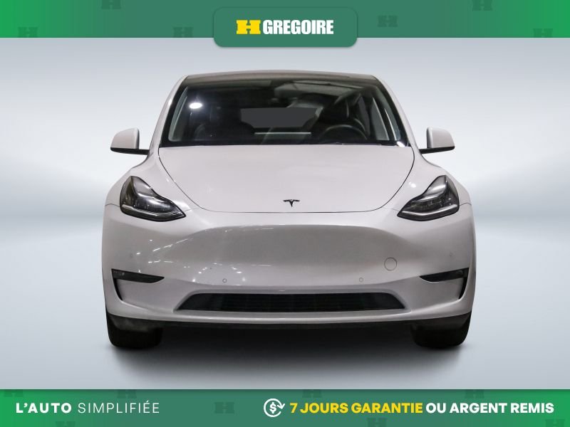 2022 Tesla Model Y Long Range AWD AUTO A/C CUIR TOIT NAV MAGS CAM REC White
