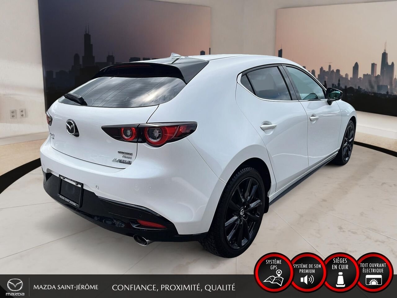 2025 Mazda Mazda3 Sport White Ste-Agathe des Monts - photo #5