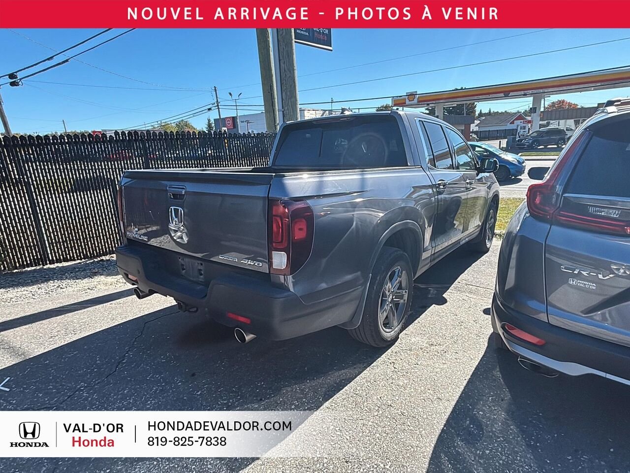 Honda Ridgeline Touring AWD TOUT ÉQUIPÉ ANTIROUILLE 10 ans 2023 Gris Val-d'Or - photo #1
