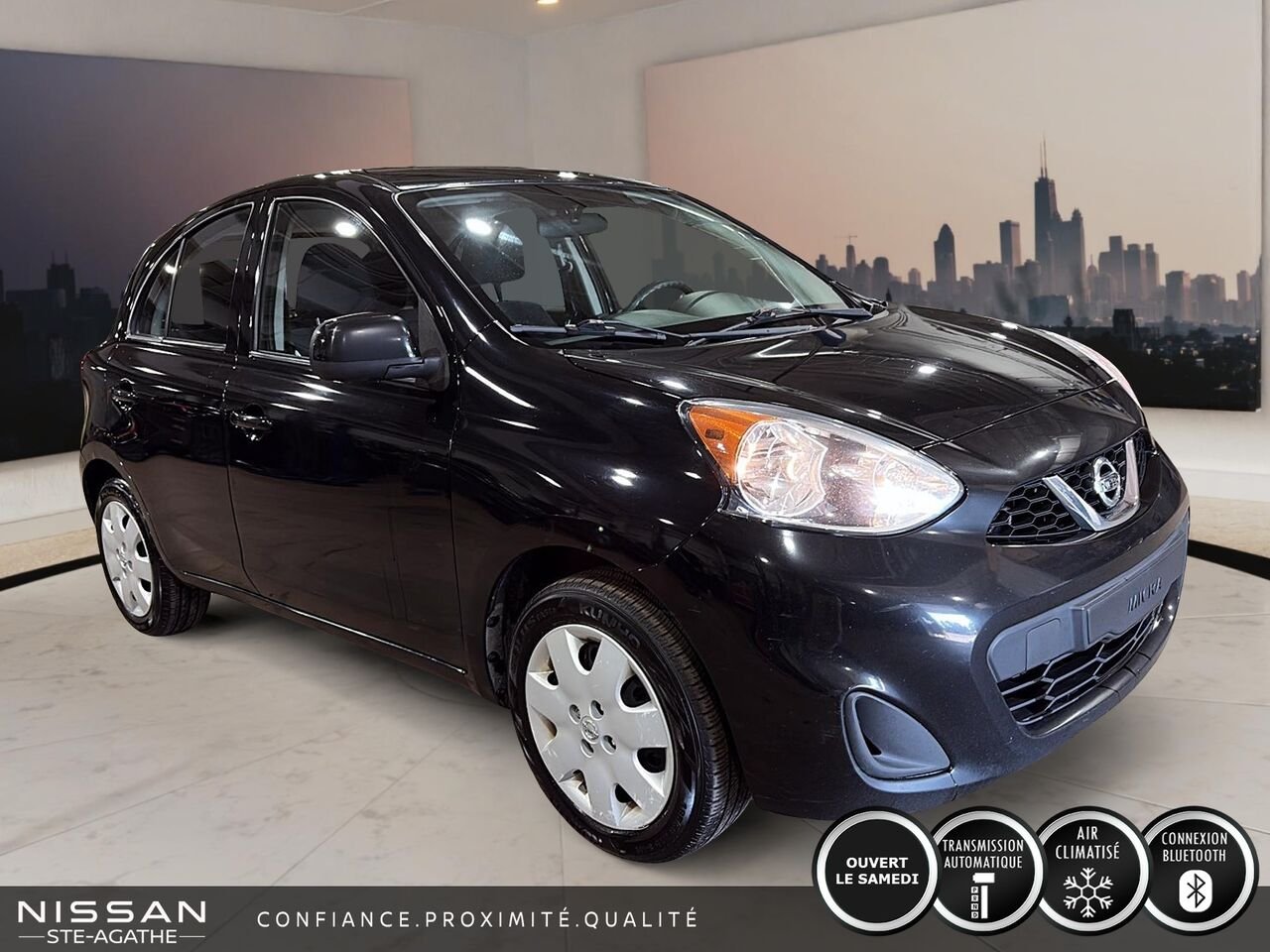 2017 Nissan Micra Black Saint-Jérôme - photo #2