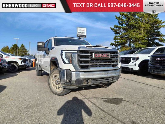 2024 GMC Sierra 3500HD SLE 6.6L X31 Long Box | Heated Seats/Steering Wheel White