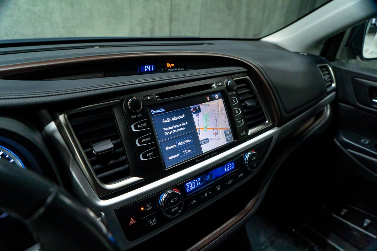 Toyota Highlander XLE AWD CUIR TOIT OUVRANT 2019 Bleu Montréal - photo #7