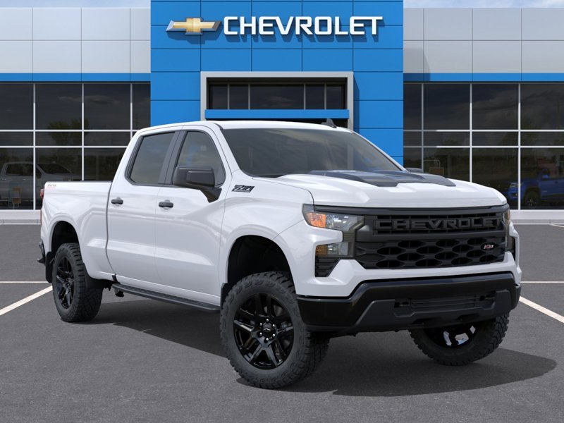 CHEVROLET Silverado 1500 Custom Trail Boss cabine multiplace 4RM 157 po 2026 Blanc sommet Gatineau - photo #6