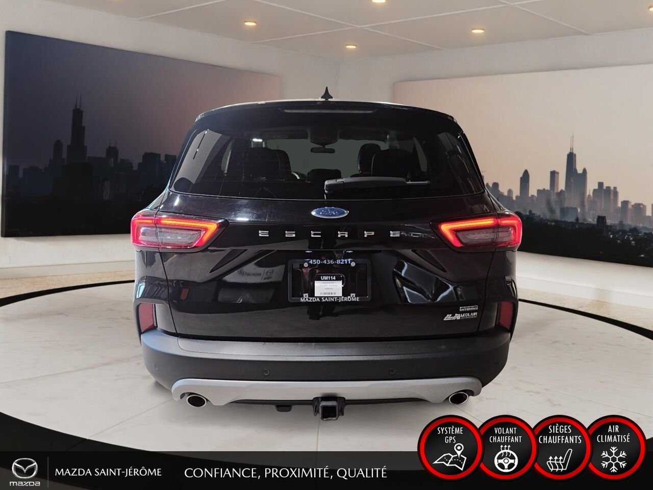 2024 Ford Escape Black Sainte-Agathe-des-Monts - photo #6
