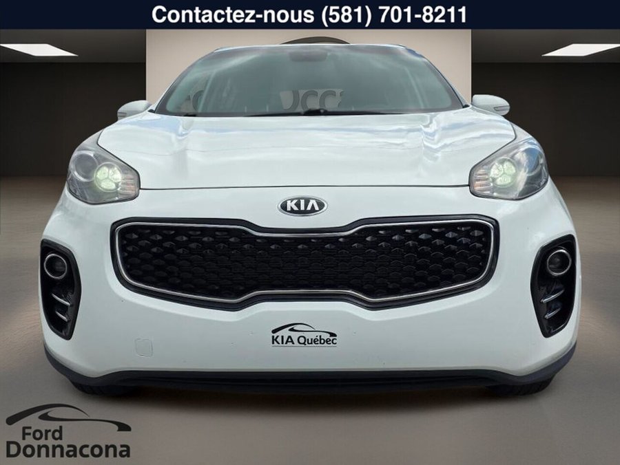Kia Sportage EX Tech avec Noir 4 portes TI 2017 Blanc