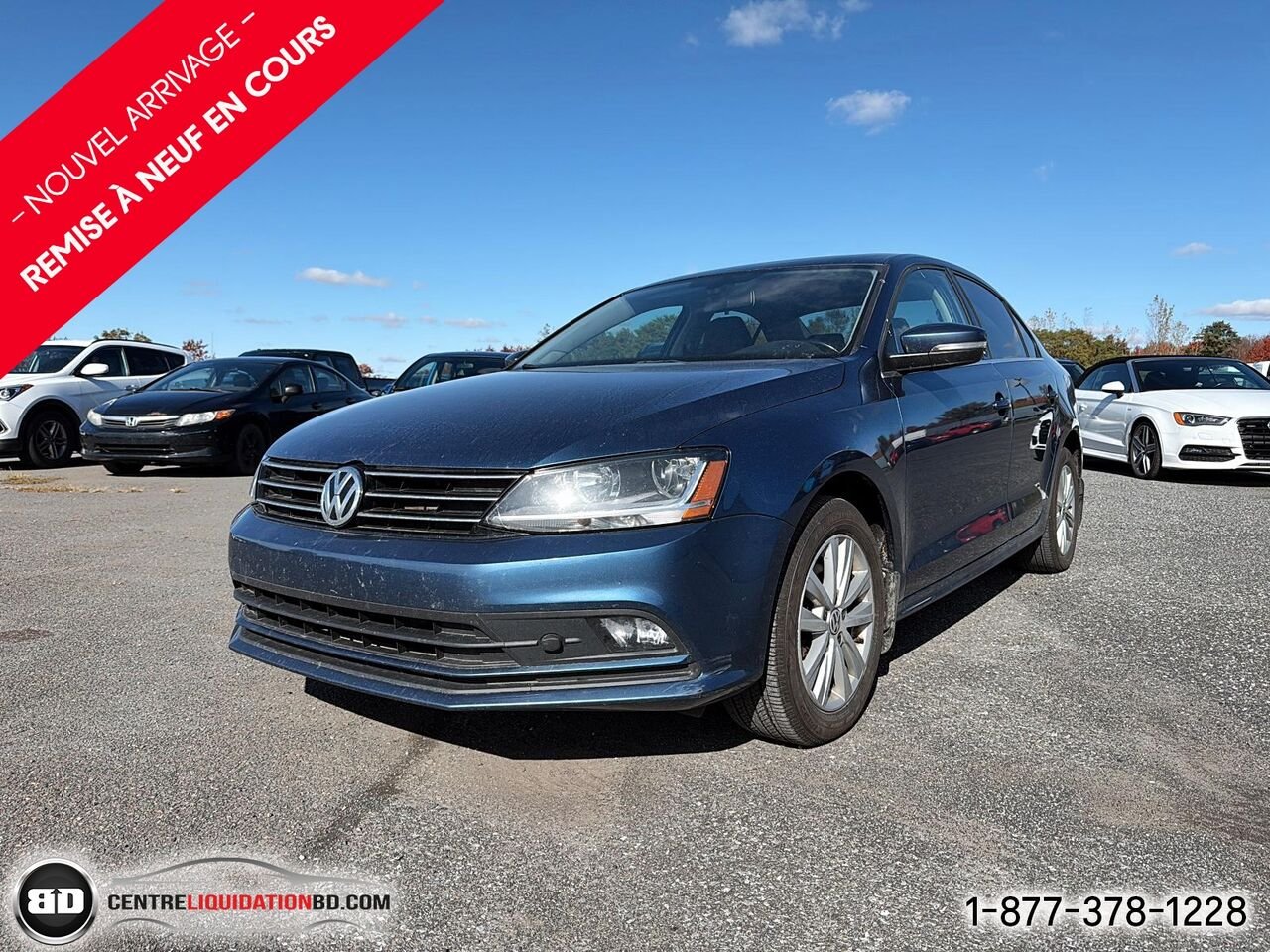 Volkswagen Berline Jetta Édition Wolfsburg 1.4 TSI AUTO | BD0443 2017 Bleu Granby - photo #0